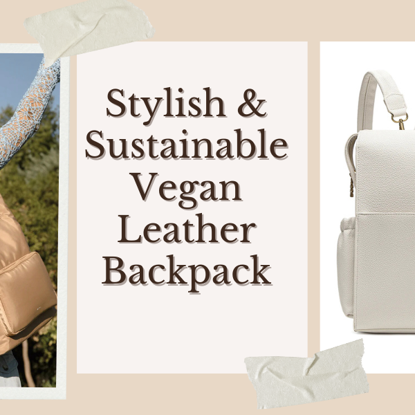 Vegan Leather Backpack