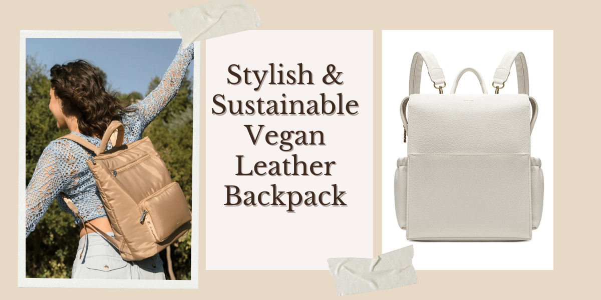Vegan Leather Backpack