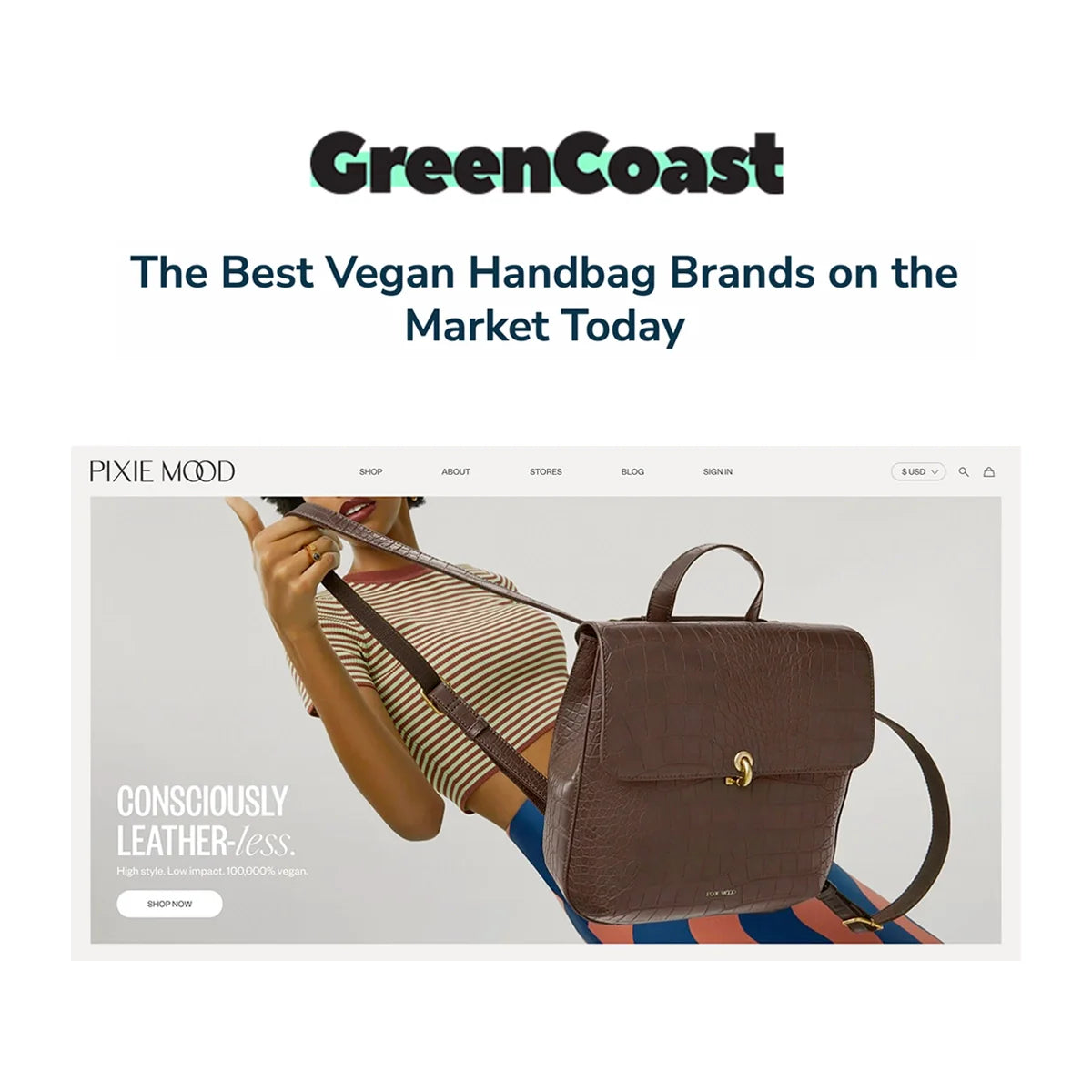 Green Coast: The Best Vegan Handbag Brands on the Market Today
