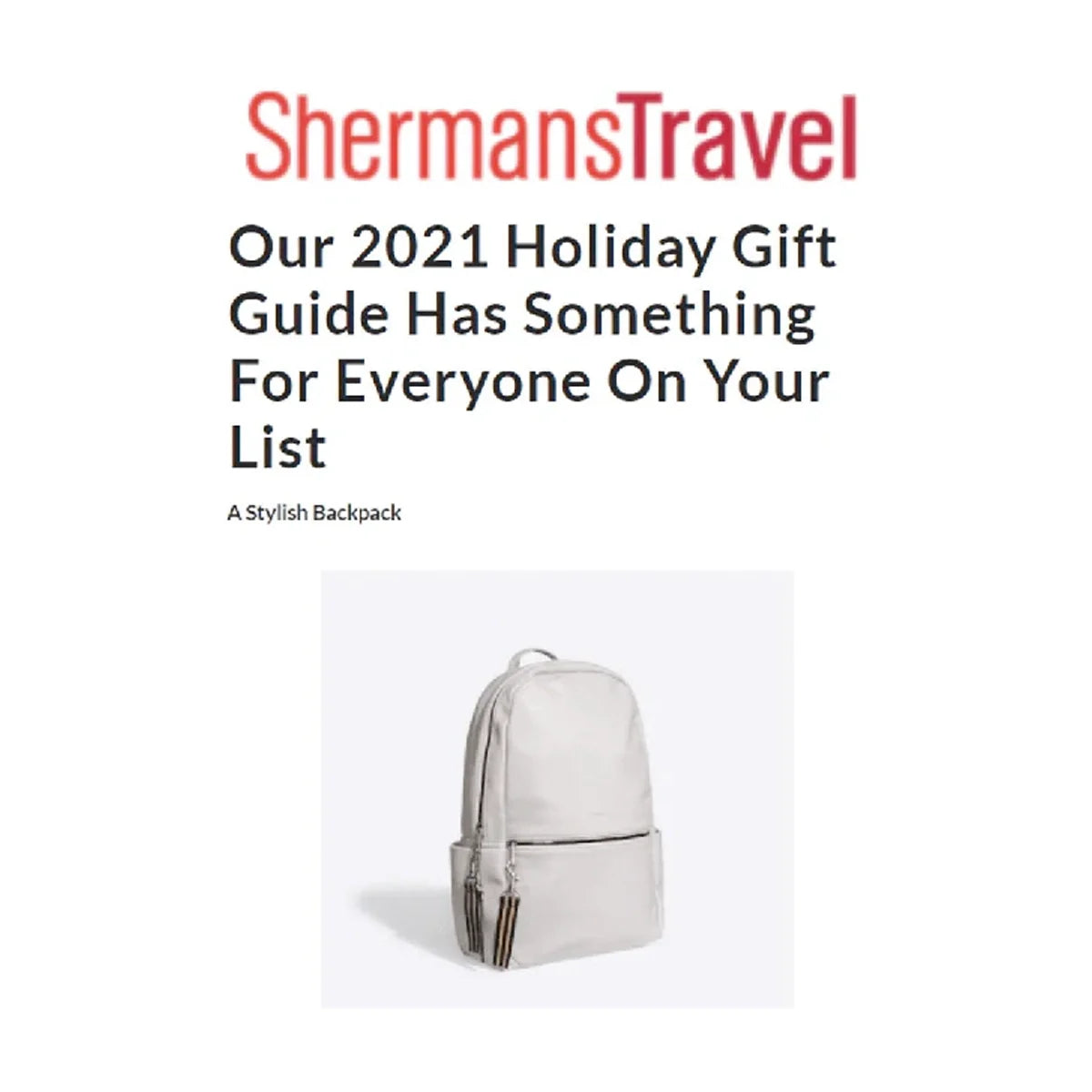 ShermansTravel: Our 2021 Holiday Gift Guide Has Something For Everyone On Your List
