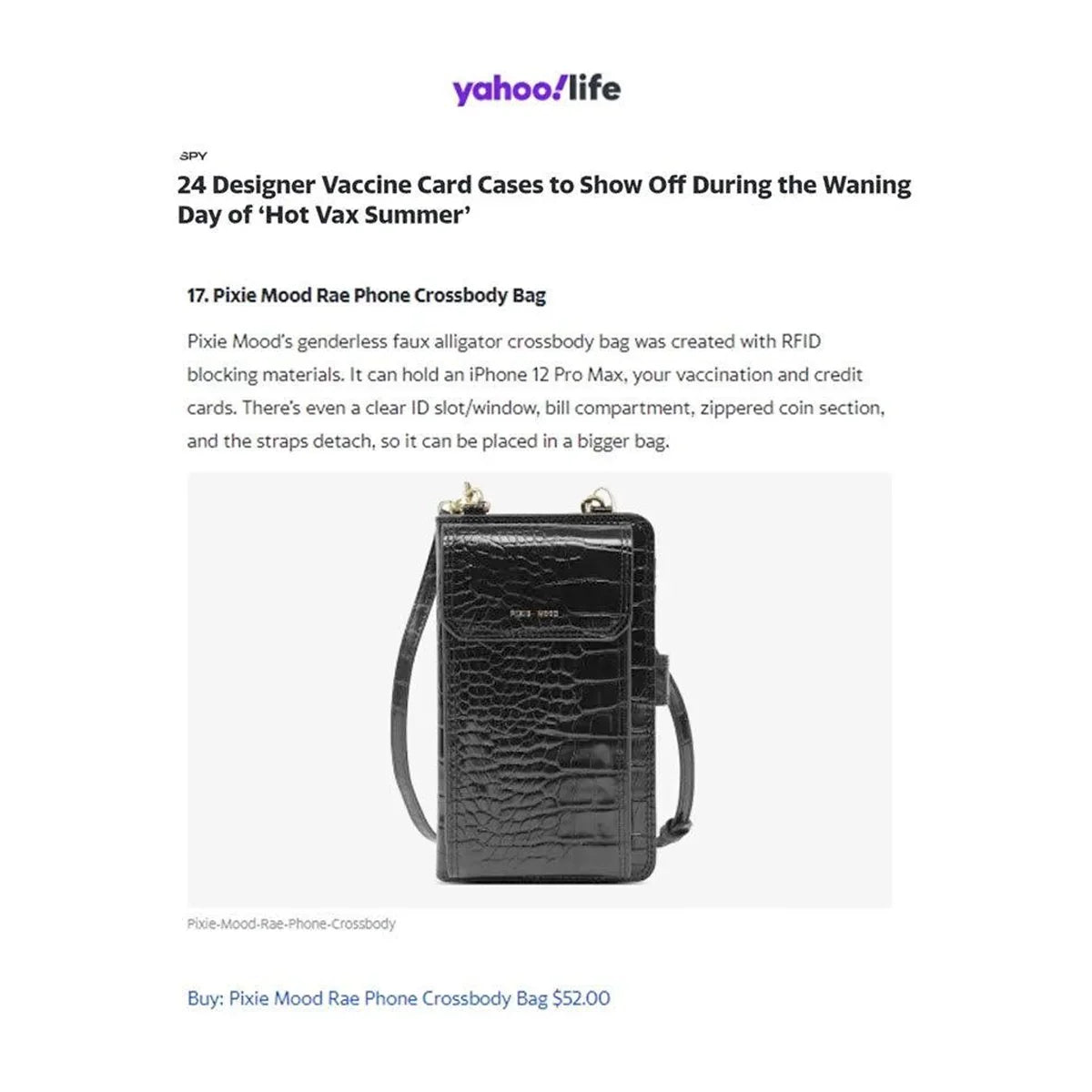 Luxury Vaccine Card Holder