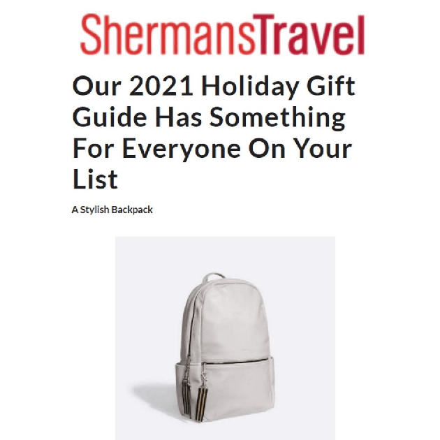 ShermansTravel: Our 2021 Holiday Gift Guide Has Something For Everyone On Your List - Pixie Mood Vegan Leather Bags