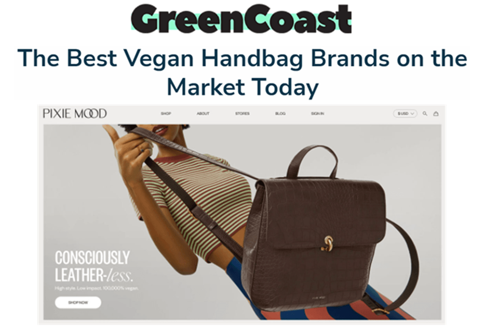 Green Coast: The Best Vegan Handbag Brands on the Market Today - Pixie Mood Vegan Leather Bags