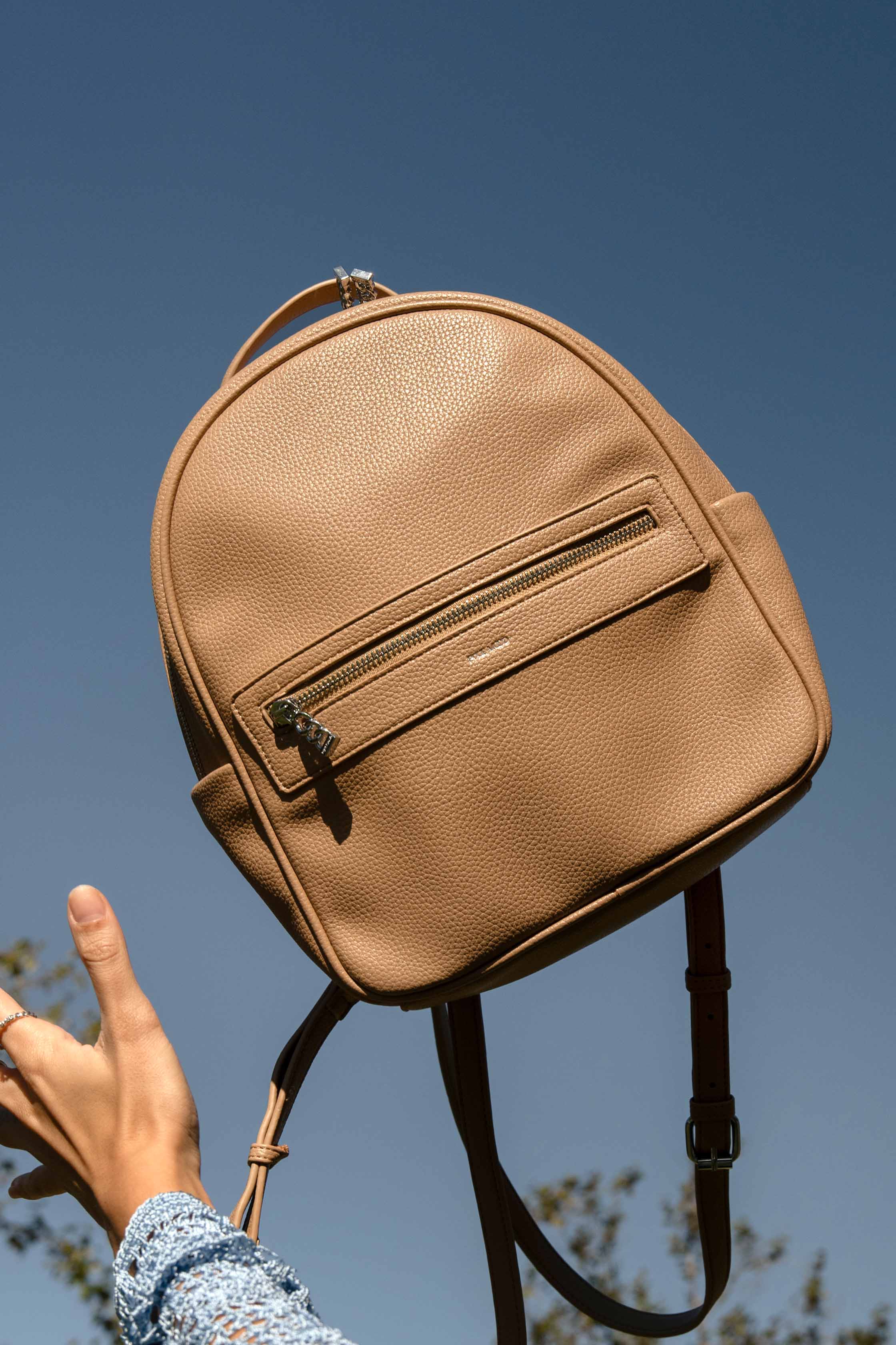 【Anyone more】Krong Fleece Leather Mini Backpack Nordace Pollina Vegan Mini Backpack