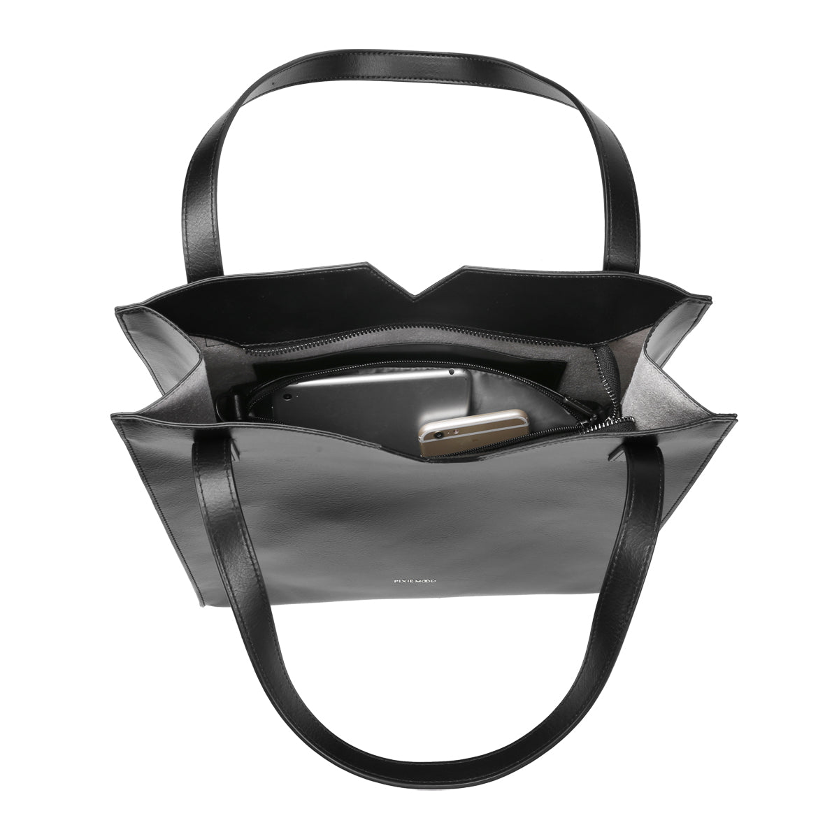 Pixie Mood Alicia Mini Tote in top Black