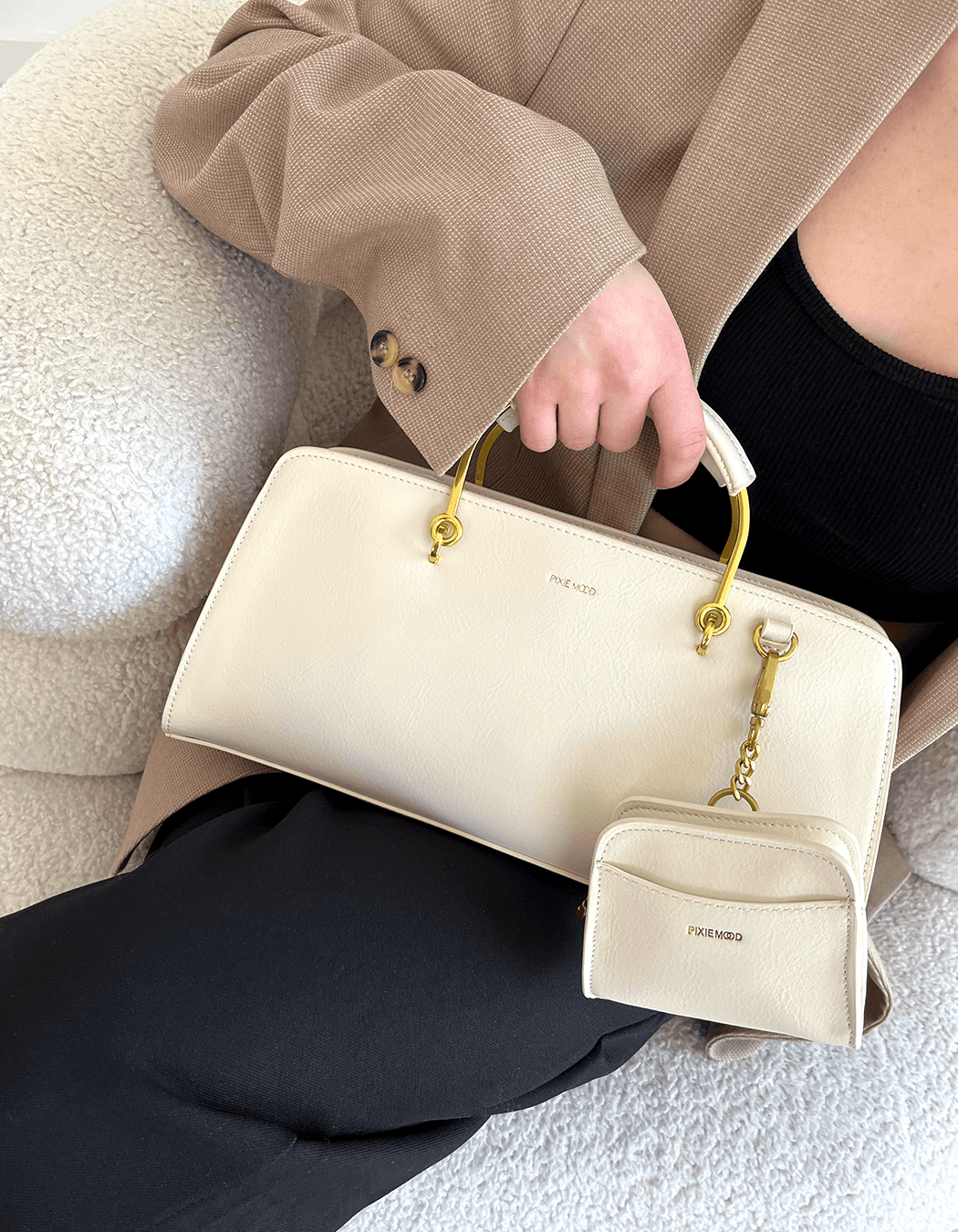 Pixie Mood Becca Tote Small Vegan Leather Bag