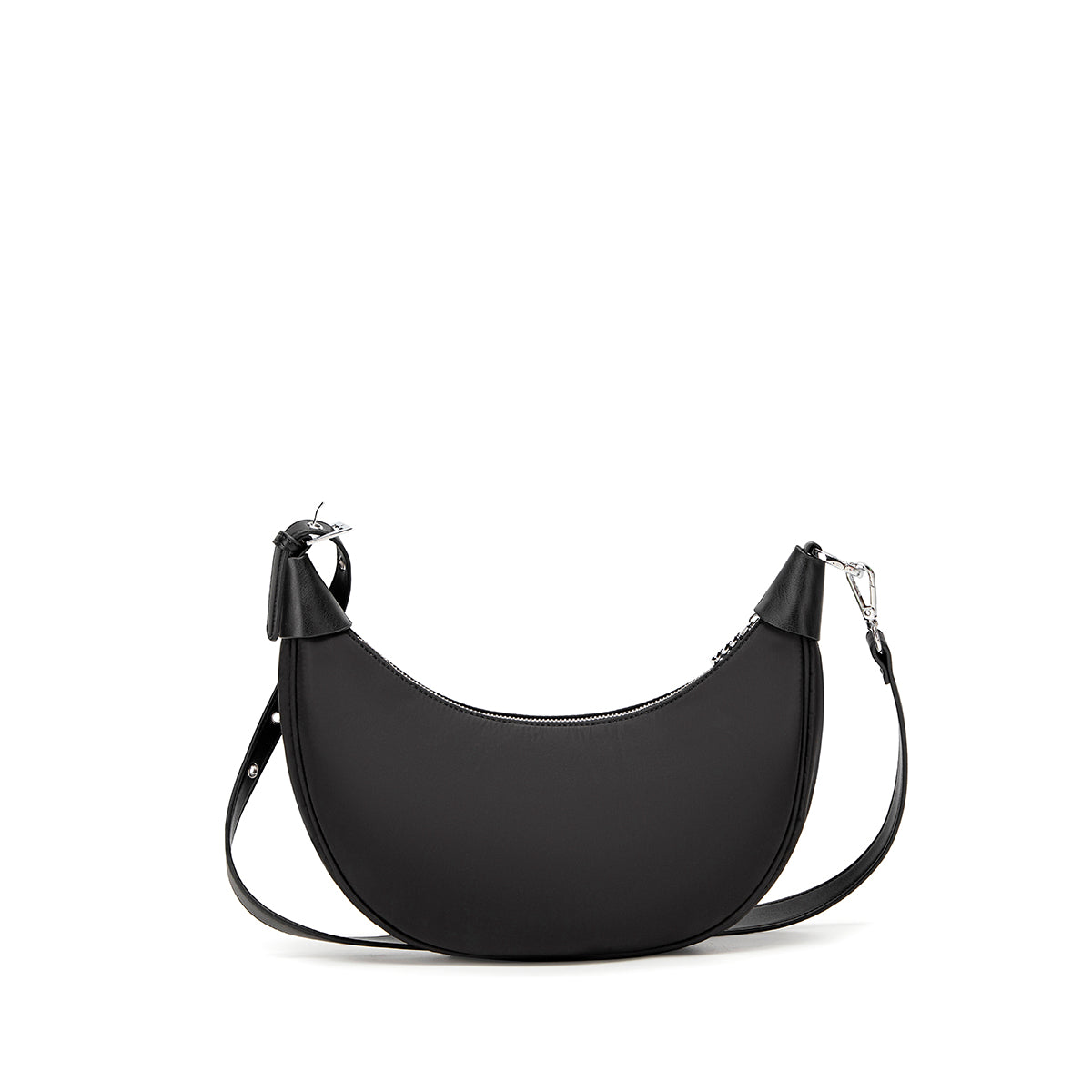 ■MUCENT■ Moonbella l Logo Crescent Hobo Crossbody Bag □MUCENT□ Moonbella l Logo Crescent Hobo Crossbody Bag