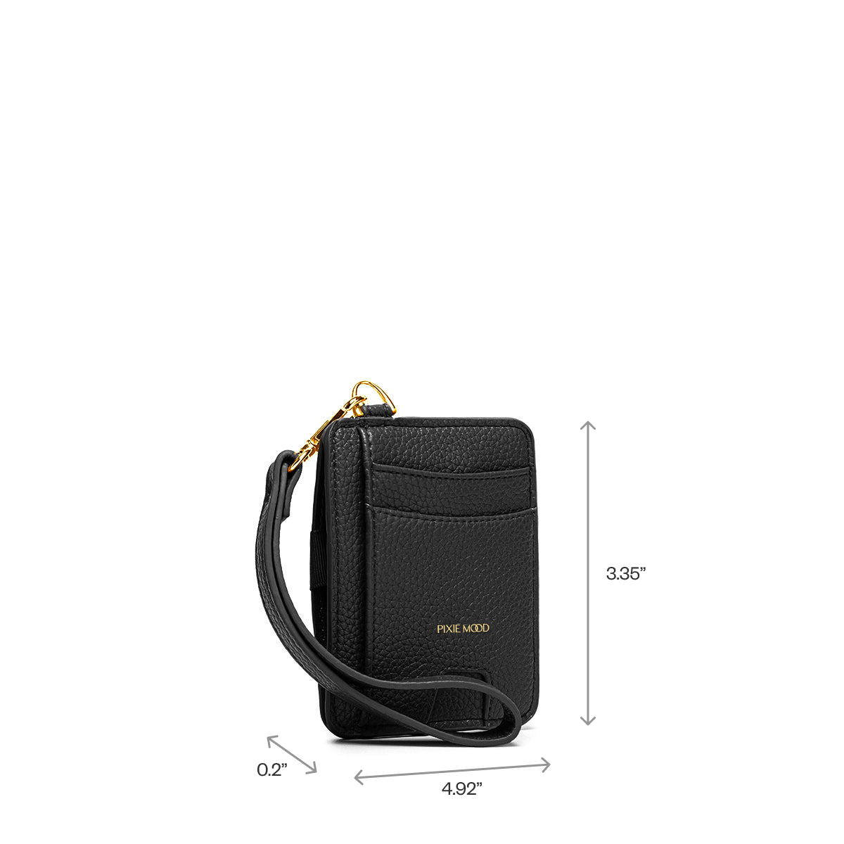 Bean Belt Bag in Black Pebbled Stylish Sustainable Accessory