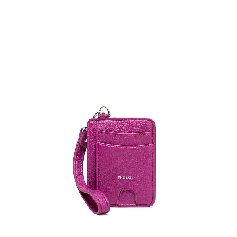 Pixie Mood Kit Card Wristlet Vegan Leather Bag