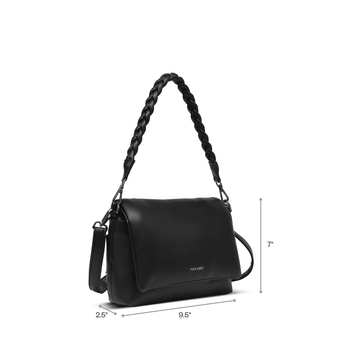 Pixie Mood Bubbly Shoulder Small Vegan Leather Bag