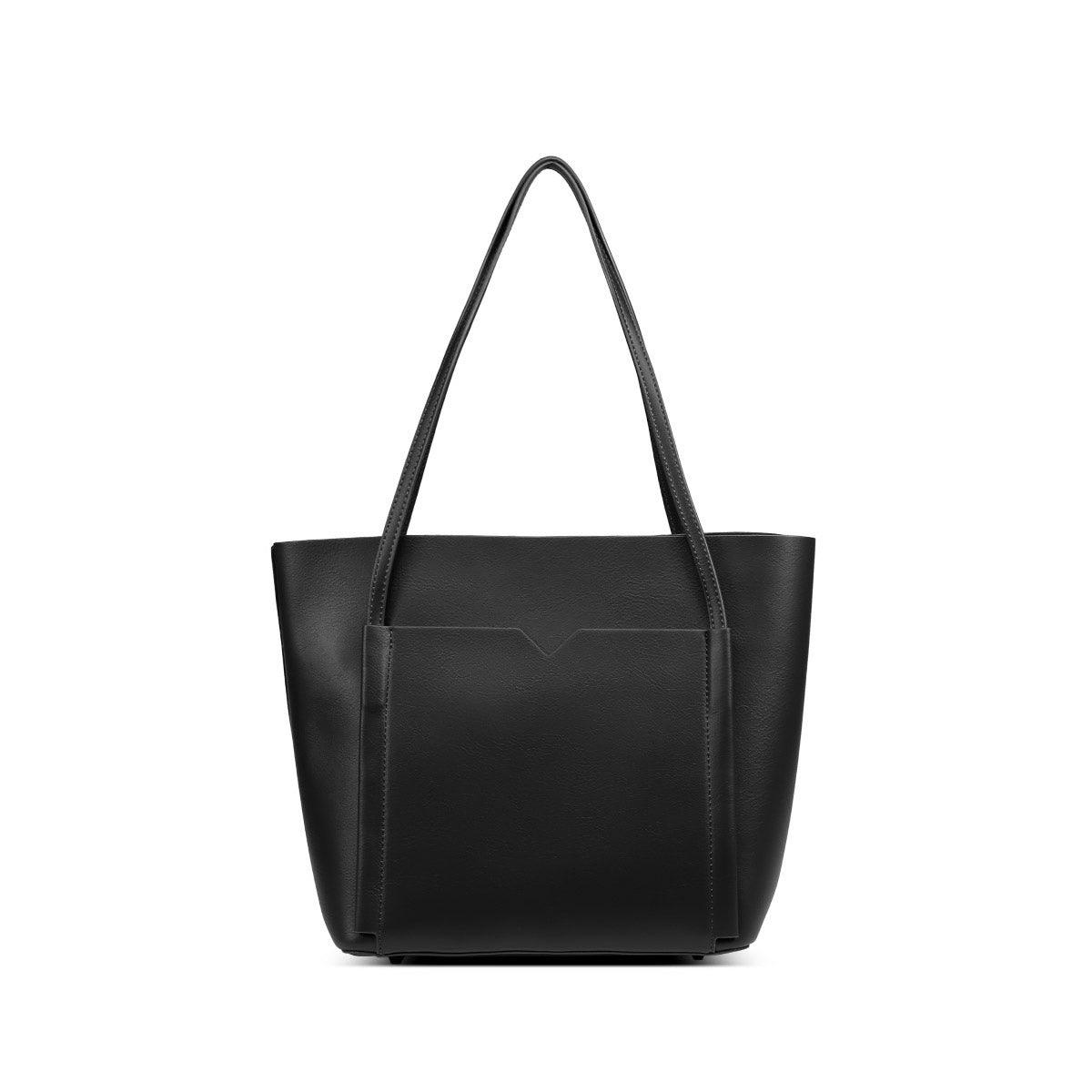 Pixie Mood Women's Stella Tote Bag Shoulder Vegan Leather Ombre newest Black NWT