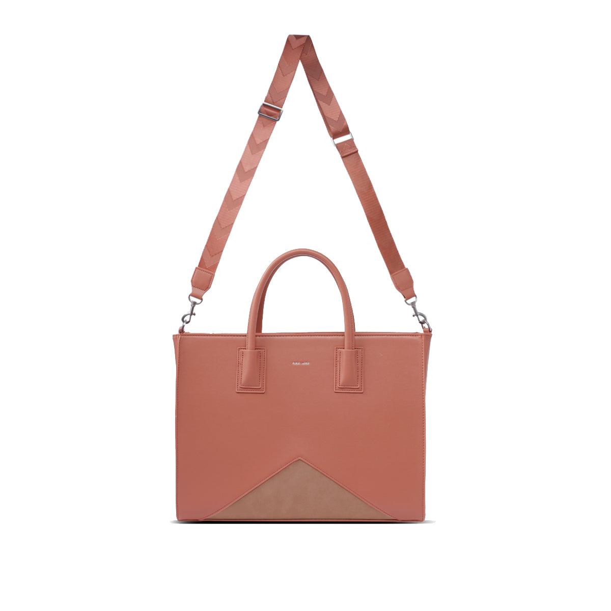 Greta Recycled Vegan Leather Work Tote - Pixie Mood
